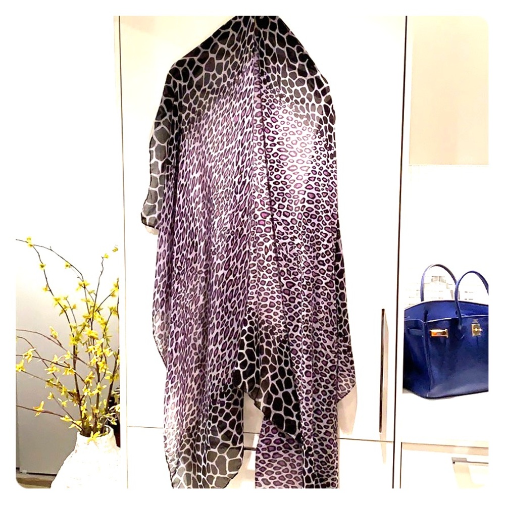 Animal print wrap